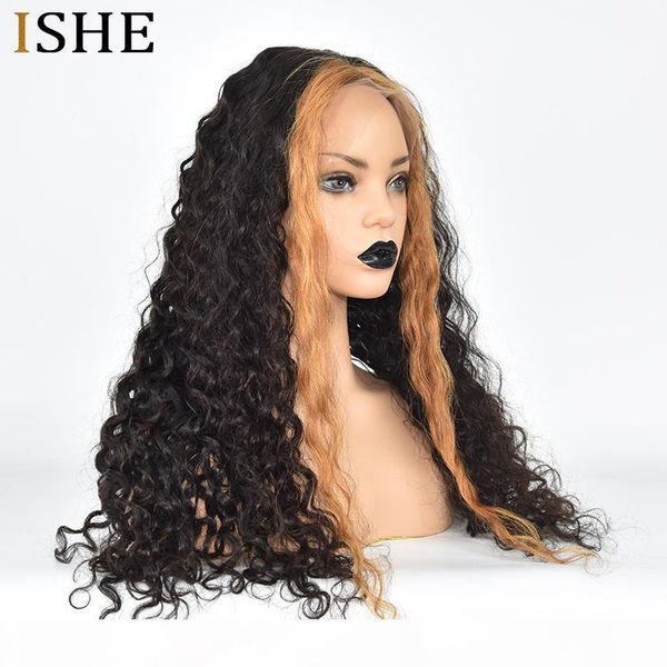 ombre blonde 27 color 250 density glueless brazilian lace front human hair wigs deep part remy pre plucked deep curly wig, Black
ombre blonde 27 color 250 density glueless brazilian lace front human hair wigs deep part remy pre plucked deep curly wig, Black