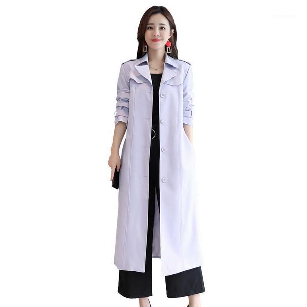 women's trench coats windbreaker jacket women spring 2021 korean long coat with belt solid slim thin lapel single-breasted femme outwea, Tan;black
women's trench coats windbreaker jacket women spring 2021 korean long coat with belt solid slim thin lapel single-breasted femme outwea, Tan;black