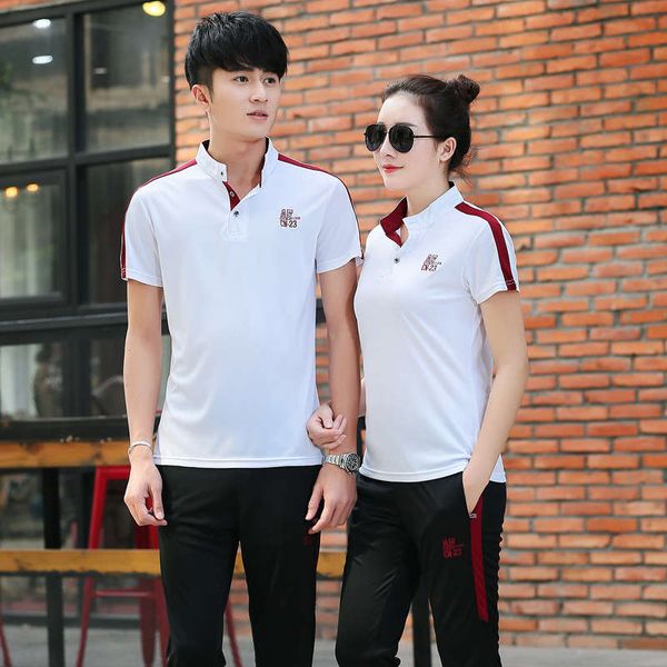 summer youth men's short sleeve pants running two piece thin slim standing collar couple leisure sports suit, Gray
summer youth men's short sleeve pants running two piece thin slim standing collar couple leisure sports suit, Gray