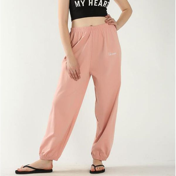 2021 women's fashions joggers sweat loose at home leisurely thin elastic waistband pants rmwc, Black;white
2021 women's fashions joggers sweat loose at home leisurely thin elastic waistband pants rmwc, Black;white