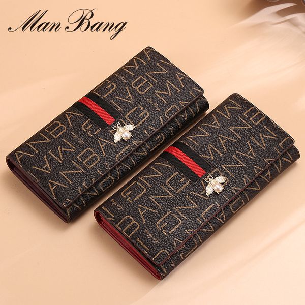 manbang new women wallets fashion long leather card holder classic female purse zipper brand wallet for women c1115, Red;black
manbang new women wallets fashion long leather card holder classic female purse zipper brand wallet for women c1115, Red;black