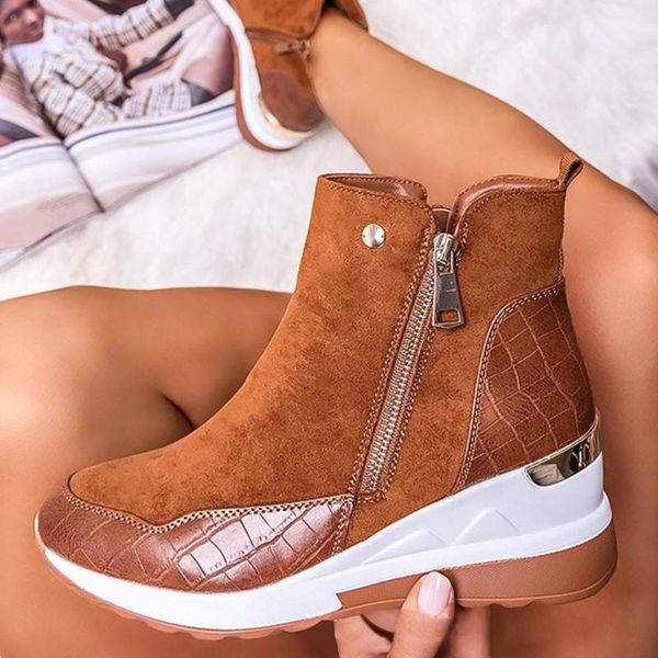boots 2021 high-heeled ankle retro thick-soled winter women's in large size increase imitation leather stitching, Black
boots 2021 high-heeled ankle retro thick-soled winter women's in large size increase imitation leather stitching, Black
