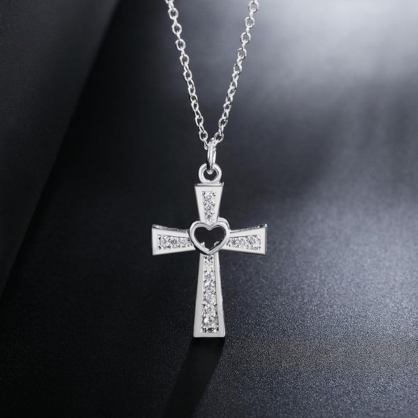 silver for women heart cross crystal cz zircon necklace jewelry silver jewelry fashion cute wedding valentine's day gift h bbylsz
silver for women heart cross crystal cz zircon necklace jewelry silver jewelry fashion cute wedding valentine's day gift h bbylsz