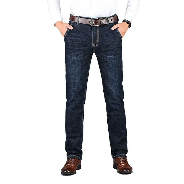 denim men's casual stretch thin classic black jeans fashion male pants in a straight line oa9y, Blue
denim men's casual stretch thin classic black jeans fashion male pants in a straight line oa9y, Blue