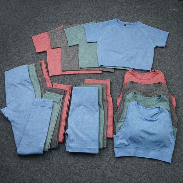 yoga outfits 2021 women seamless set 5pcs workout sportswear gym clothing fitness long sleeve high waist leggings sports suits1, White;red
yoga outfits 2021 women seamless set 5pcs workout sportswear gym clothing fitness long sleeve high waist leggings sports suits1, White;red