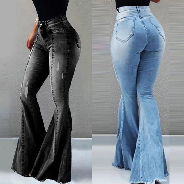 women's jeans 2021 vintage micro horn women skinny high waist denim flare pants slim female trousers plus size spring autumn d30, Blue
women's jeans 2021 vintage micro horn women skinny high waist denim flare pants slim female trousers plus size spring autumn d30, Blue