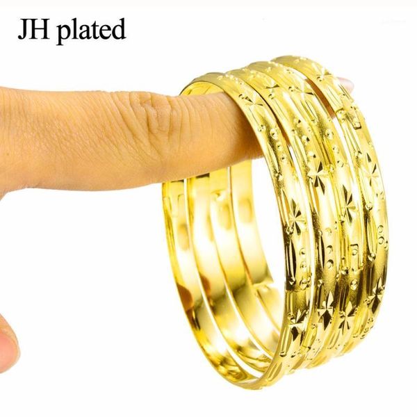 jhplated 4 pieces arab bangle for women gold color african jewelry ethiopian gift bracelets1, Black
jhplated 4 pieces arab bangle for women gold color african jewelry ethiopian gift bracelets1, Black