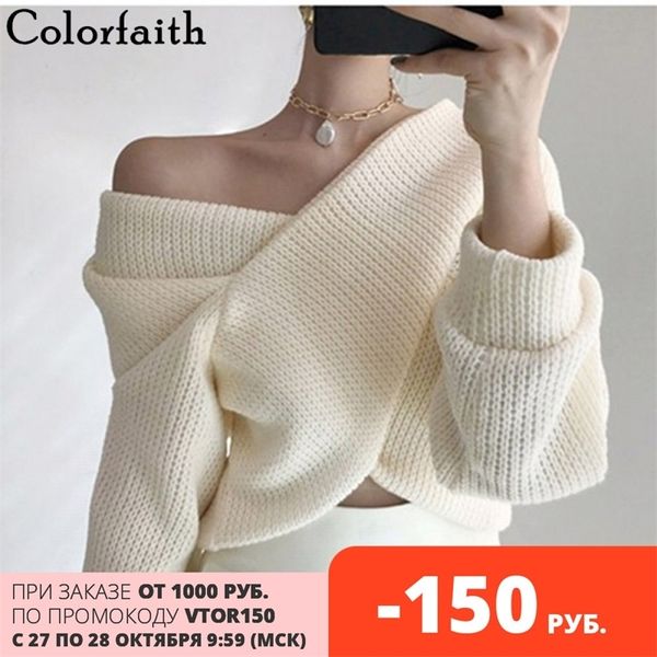 olorfaith autumn winter women pullover v-neck off shoulder sweater knitted stylish casual korean female jumpers sw3053 201031, White;black
olorfaith autumn winter women pullover v-neck off shoulder sweater knitted stylish casual korean female jumpers sw3053 201031, White;black