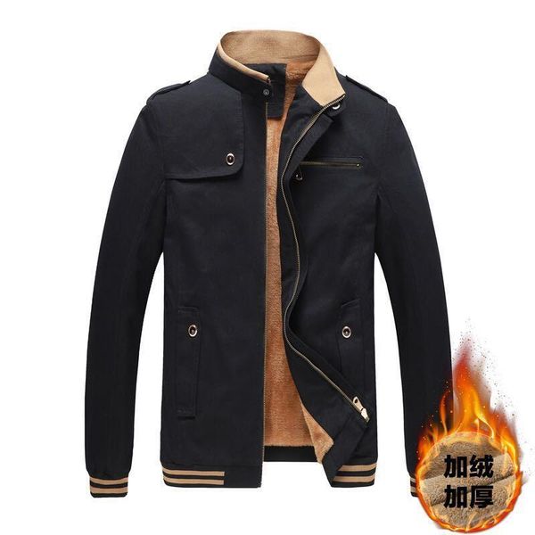 winter plus velvet thicken bomber jacket men basic jackets coats streetwear windbreaker mens clothing man clothes plus size 5xl, Black;brown 
winter plus velvet thicken bomber jacket men basic jackets coats streetwear windbreaker mens clothing man clothes plus size 5xl, Black;brown