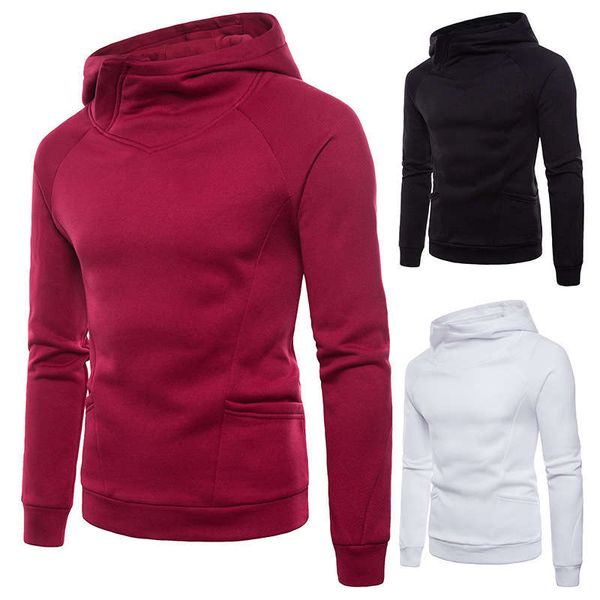 sweater solid color big body fashion design high collar men's hooded sportswear b5544, Gray
sweater solid color big body fashion design high collar men's hooded sportswear b5544, Gray
