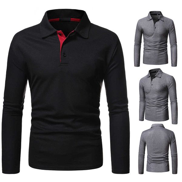 2020 new youth size european base men's long sleeve slim casual polo shirt, White;black
2020 new youth size european base men's long sleeve slim casual polo shirt, White;black