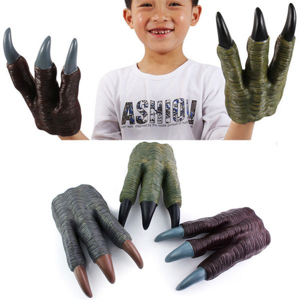 dinosaur claw gloves simulation dinosaur toy hand cosplay xmas halloween party kid trick prop prank toy for halloween kids gifts q0115
dinosaur claw gloves simulation dinosaur toy hand cosplay xmas halloween party kid trick prop prank toy for halloween kids gifts q0115