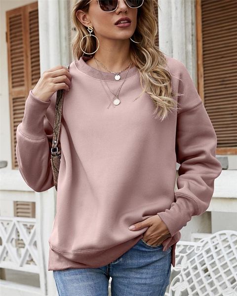 women's hoodies & sweatshirts women solid loose pullover hem split sweatshirt thicken fleece warm winter, Black
women's hoodies & sweatshirts women solid loose pullover hem split sweatshirt thicken fleece warm winter, Black