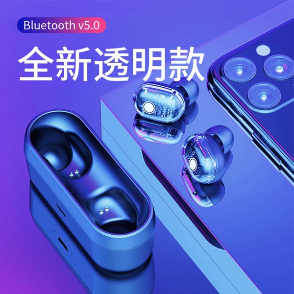 sports m13 wirels 5.0 bluetooth headset binaural mini transparent in ear with charging chamber
sports m13 wirels 5.0 bluetooth headset binaural mini transparent in ear with charging chamber