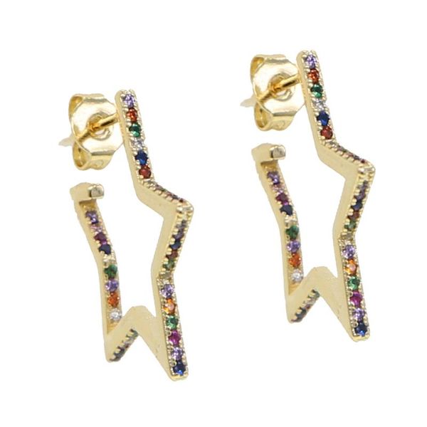 2020 christmas star stud earrings crescent tarnish resistant earrings with multicolored zirconia, Golden;silver
2020 christmas star stud earrings crescent tarnish resistant earrings with multicolored zirconia, Golden;silver