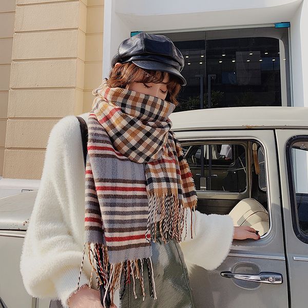 brand east gate autumn and winter new scarves women's brand version versatile long thick tassel imitation cashmere warm bib shawl klwe, Blue;gray
brand east gate autumn and winter new scarves women's brand version versatile long thick tassel imitation cashmere warm bib shawl klwe, Blue;gray