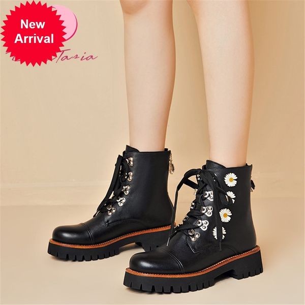 2021 the new new female leather genuine ankle fashion boots zip shoelaces chunky woman shoes 07jv, Black
2021 the new new female leather genuine ankle fashion boots zip shoelaces chunky woman shoes 07jv, Black