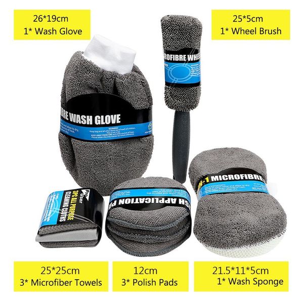 9pcs include 3 microfiber towels 3 applicator pads wash sponge wash glove wheel brush microfiber car wash cleaning kit h sqclxo
9pcs include 3 microfiber towels 3 applicator pads wash sponge wash glove wheel brush microfiber car wash cleaning kit h sqclxo