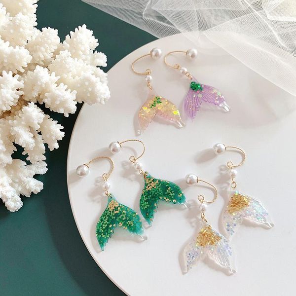 stud fashion kpop sequins fishtail pendant earrings for women girls animal charms ear jewelry party gifts, Golden;silver
stud fashion kpop sequins fishtail pendant earrings for women girls animal charms ear jewelry party gifts, Golden;silver
