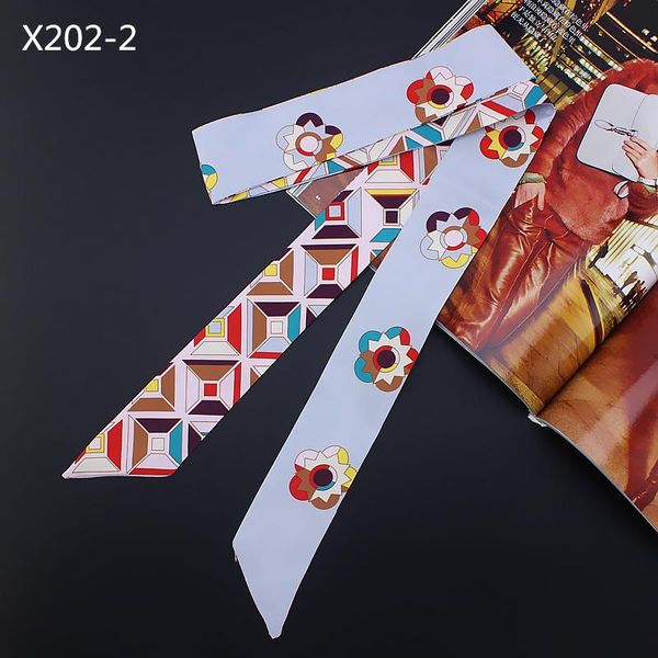 skinny silk scarf for women long neck ribbon hair band lady bag accessories tie design print floral small scarves wmtbkp bdesybag, Blue;gray
skinny silk scarf for women long neck ribbon hair band lady bag accessories tie design print floral small scarves wmtbkp bdesybag, Blue;gray