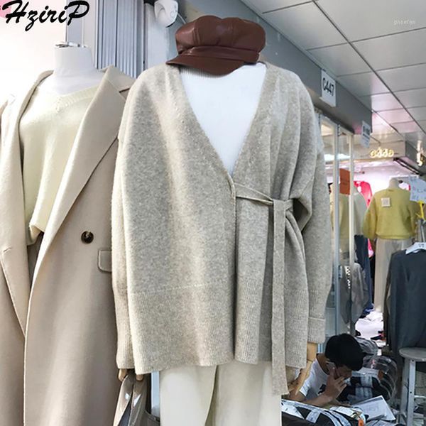 hzirip korean new sweater 2018 autumn winter women's sweater loose retro solid color warm knit v-neck long sleeve wild fashion1, White;black
hzirip korean new sweater 2018 autumn winter women's sweater loose retro solid color warm knit v-neck long sleeve wild fashion1, White;black