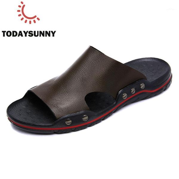 genuine leather slippers men soft rivet slip on flip flops waterproof slippers man indoor outdoor walking shoes 48#1, Black
genuine leather slippers men soft rivet slip on flip flops waterproof slippers man indoor outdoor walking shoes 48#1, Black