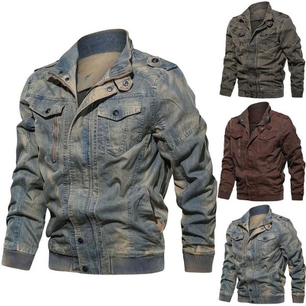 men's autumn winter eur-american style vintage plus size washing jacket coat, Black;brown
men's autumn winter eur-american style vintage plus size washing jacket coat, Black;brown