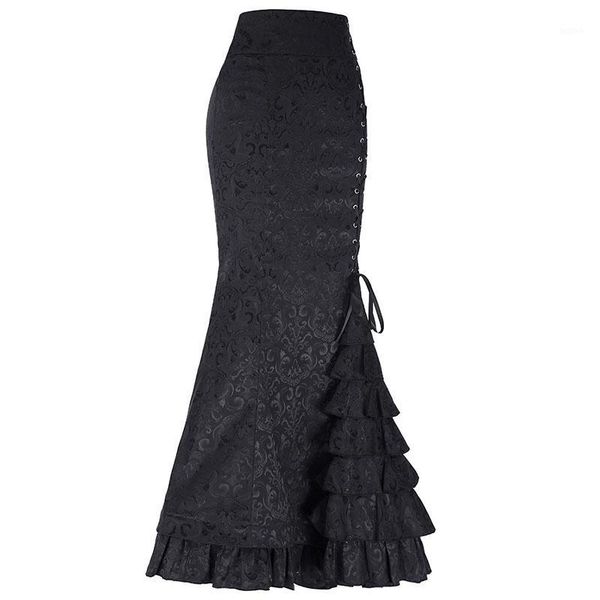 summer vintage mermaid women skirts western style plain pleated lace-up girls popular retro pure color female long skirts1, Black
summer vintage mermaid women skirts western style plain pleated lace-up girls popular retro pure color female long skirts1, Black