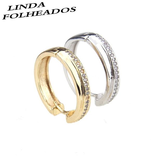 hoop & huggie gold/silver color corpper earring cubic zirconia earrings for women fashion party simple beautiful jewelry round gifts, Golden;silver
hoop & huggie gold/silver color corpper earring cubic zirconia earrings for women fashion party simple beautiful jewelry round gifts, Golden;silver