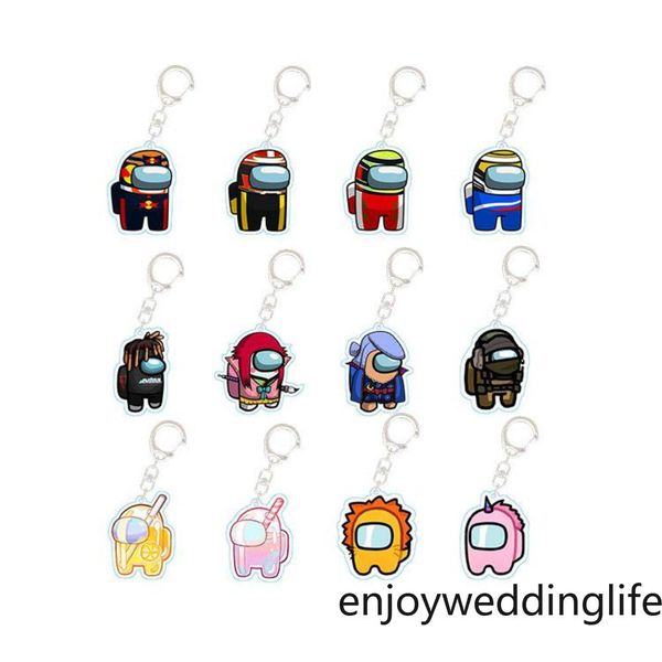 new among us keychain games amongus key chain for car keys decoration accessories toy peripheral pendant gift for boyfriends fy7388, Blue
new among us keychain games amongus key chain for car keys decoration accessories toy peripheral pendant gift for boyfriends fy7388, Blue