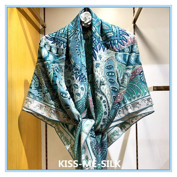 kms garden wild large square scarf velvet cashmere scarf shawl for girl lady woman 135*135cm/165g, Blue;gray 
kms garden wild large square scarf velvet cashmere scarf shawl for girl lady woman 135*135cm/165g, Blue;gray