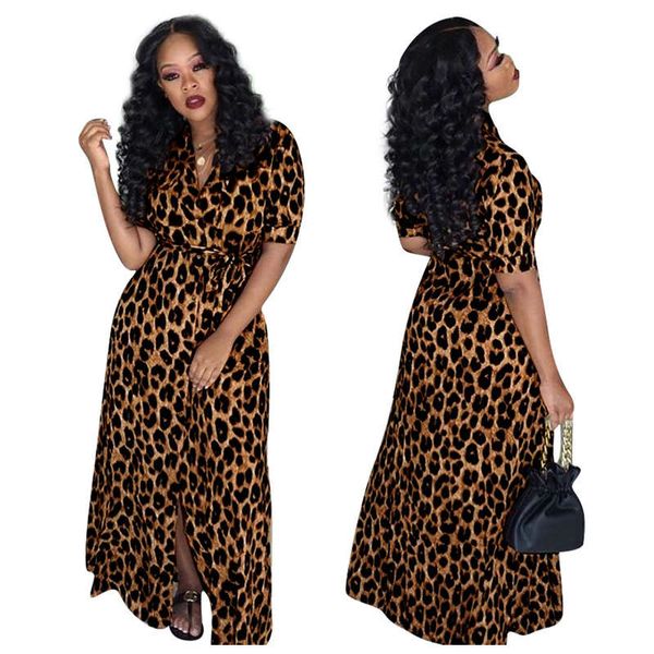 4048 2020 women's leopard print 5-point sleeve dress long nightclub and floor skirt, Black;gray
4048 2020 women's leopard print 5-point sleeve dress long nightclub and floor skirt, Black;gray