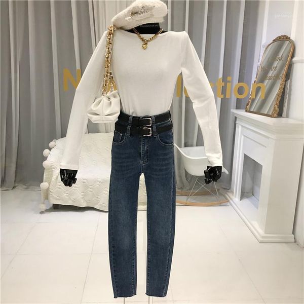 send a belt high-waist jeans women's summer 2020 new korean version of slim, slim and tall tight-fitting pants1, Blue
send a belt high-waist jeans women's summer 2020 new korean version of slim, slim and tall tight-fitting pants1, Blue