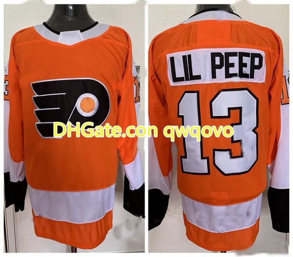 mens fashion star lil peep #13 philadelphia flyers hockey jerseys stitched custom any name and number jersey orange black white size s-4xl
mens fashion star lil peep #13 philadelphia flyers hockey jerseys stitched custom any name and number jersey orange black white size s-4xl