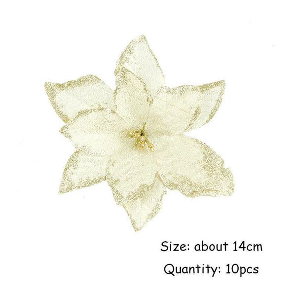 fashiongr1tmerry artificial glitter yoriwoo 5 flowers fake 10pcs christmas tree decorations xmas ornaments new year gift
fashiongr1tmerry artificial glitter yoriwoo 5 flowers fake 10pcs christmas tree decorations xmas ornaments new year gift