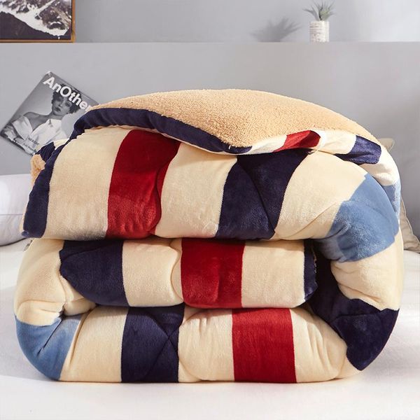luxury star geometric printing winter lamb wool blanket stitched bedding bedspread single/double patchwork thick warm quilt
luxury star geometric printing winter lamb wool blanket stitched bedding bedspread single/double patchwork thick warm quilt