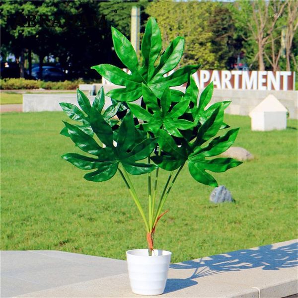 decorative flowers & wreaths 80cm 7fork large artificial tropical tree fake plastic plant branch big green palm monstera foliage for autumn
decorative flowers & wreaths 80cm 7fork large artificial tropical tree fake plastic plant branch big green palm monstera foliage for autumn