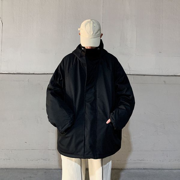 2021 cotton quilted men's clothing new winter pure colour dark cotton-padded dress male youth 6km2, Black
2021 cotton quilted men's clothing new winter pure colour dark cotton-padded dress male youth 6km2, Black
