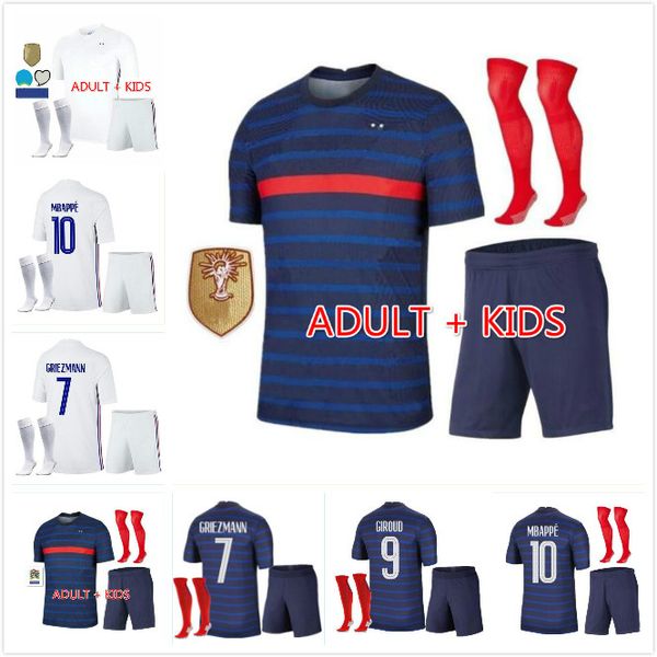men kids france mbappe soccer jerseys child kits 2020 2021 griezmann pogba football shirts 20 21 pavard kante boys full set uniform, Black
men kids france mbappe soccer jerseys child kits 2020 2021 griezmann pogba football shirts 20 21 pavard kante boys full set uniform, Black