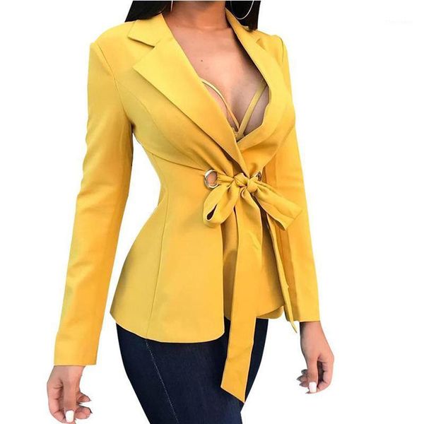 women's suits & blazers oversized office lady fashion sets v neck chest tie bow slim yellow cardigan women 's suit outwear s-, White;black
women's suits & blazers oversized office lady fashion sets v neck chest tie bow slim yellow cardigan women 's suit outwear s-, White;black