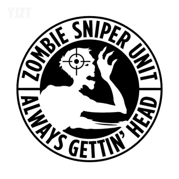 10*10cm personalized zombie sniper response team unit motorcycle car sticker decal black/silver vinyl s8-1233
10*10cm personalized zombie sniper response team unit motorcycle car sticker decal black/silver vinyl s8-1233