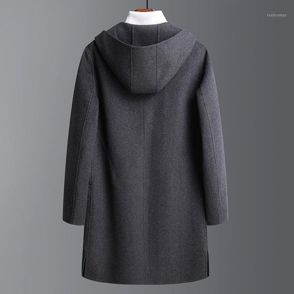 qiu dong long wool coat male hooded double-sided cloth woolen men cashmere1 men's & blends, Black
qiu dong long wool coat male hooded double-sided cloth woolen men cashmere1 men's & blends, Black