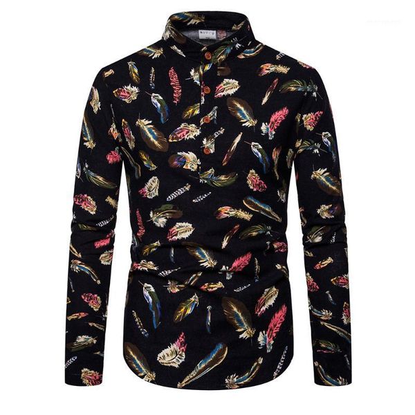 men's casual shirts autumn floral vintage men shirt long sleeves national design printed mens dress slim fit chemise homme s-xxl1, White;black
men's casual shirts autumn floral vintage men shirt long sleeves national design printed mens dress slim fit chemise homme s-xxl1, White;black