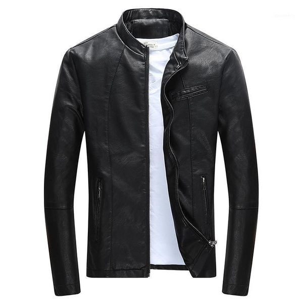 men's fur & faux wordless autumn winter mens zipper pu leather jacket casual motorcycle men leisure clothing slim1, Black
men's fur & faux wordless autumn winter mens zipper pu leather jacket casual motorcycle men leisure clothing slim1, Black