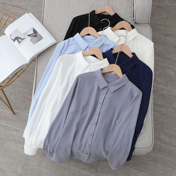 new spring style silky and breathable chiffon white shirt long sleeve han fan profsional ol tooling top
new spring style silky and breathable chiffon white shirt long sleeve han fan profsional ol tooling top