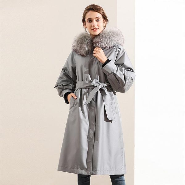 women's fur & faux parkas para mujer high grade raccoon dog hair collar coats grey black winter clothes for women snow with bow belts
women's fur & faux parkas para mujer high grade raccoon dog hair collar coats grey black winter clothes for women snow with bow belts