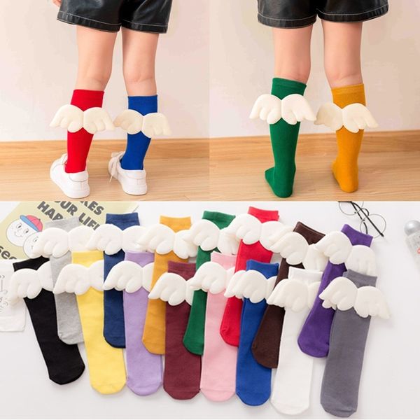 5 pairs socks kids girls boys cotton high socks cartoon white angel wings fashion candy color baby socks for children teen girls y201009, Pink;yellow
5 pairs socks kids girls boys cotton high socks cartoon white angel wings fashion candy color baby socks for children teen girls y201009, Pink;yellow