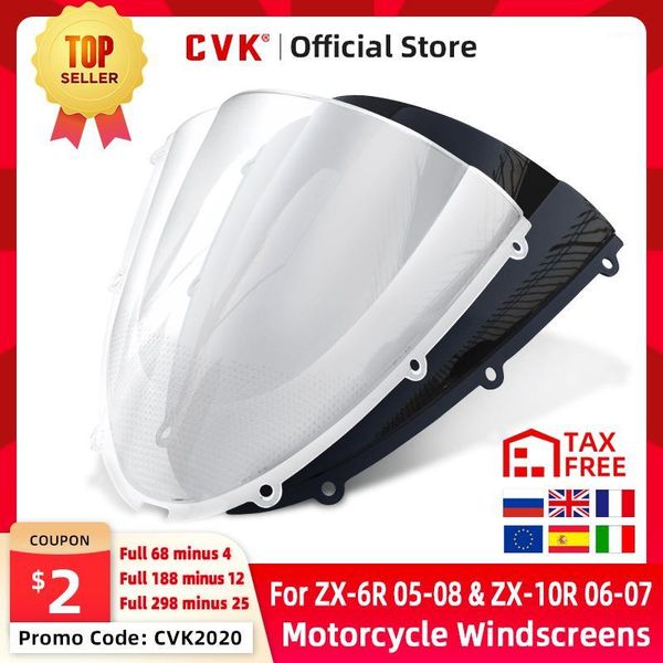 cvk motorcycle windshield windscreen air wind deflector for zx6r 2005 2006 2008 zx10r 2007 2008 zx 6r 05 08 10r 07 081
cvk motorcycle windshield windscreen air wind deflector for zx6r 2005 2006 2008 zx10r 2007 2008 zx 6r 05 08 10r 07 081