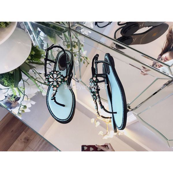 sandals summer sandals women's one line buckle clip toe flat bottom feng shui diamond shoes, Black
sandals summer sandals women's one line buckle clip toe flat bottom feng shui diamond shoes, Black