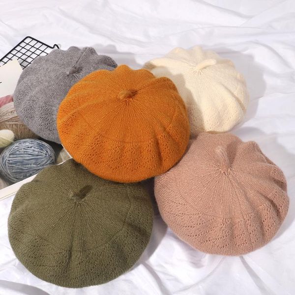 berets beret female wool women's hat women winter cap for men knitted hats autumn, Blue;gray
berets beret female wool women's hat women winter cap for men knitted hats autumn, Blue;gray